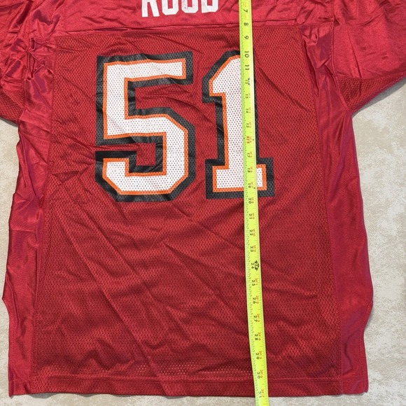 Reebok Tampa Bay Buccaneers Barrett Ruud #51 NFL Jersey Mens M Red Football - Picture 7 of 7